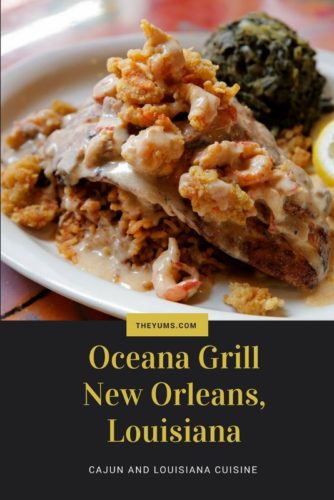 Enjoy the blackened redfish LaFouche at Oceana Grill in the French Quarter in New Orleans.