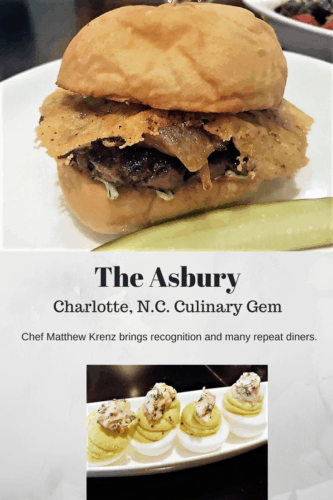 For biscuits, brunches, beef or bars, The Asbury consistently makes the list of top restaurants in the city of Charlotte, North Carolina. Executive Chef Matthew Krenz and Pastry Chef Miranda Brown are drawing diners frequently to come back for more. Read the review.