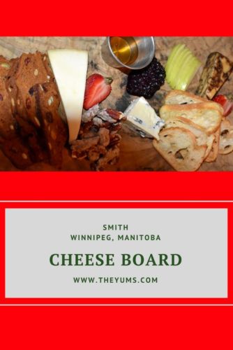 Smith's cheese board adds interest to your meal!