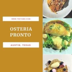 Bucantini Bolognese, Chilean Sea Bass, and Lemon Tart at Osteria Pronto in Austin, Texas