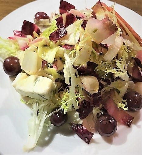 Endive and Pear Salad at Osteria Pronto in Austin, Texas