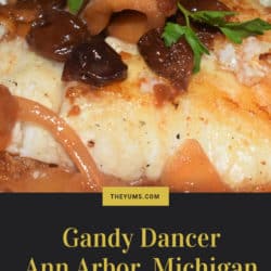 AppleJack Sea Bass at the Gandy Dancer in Ann Arbor, Michigan