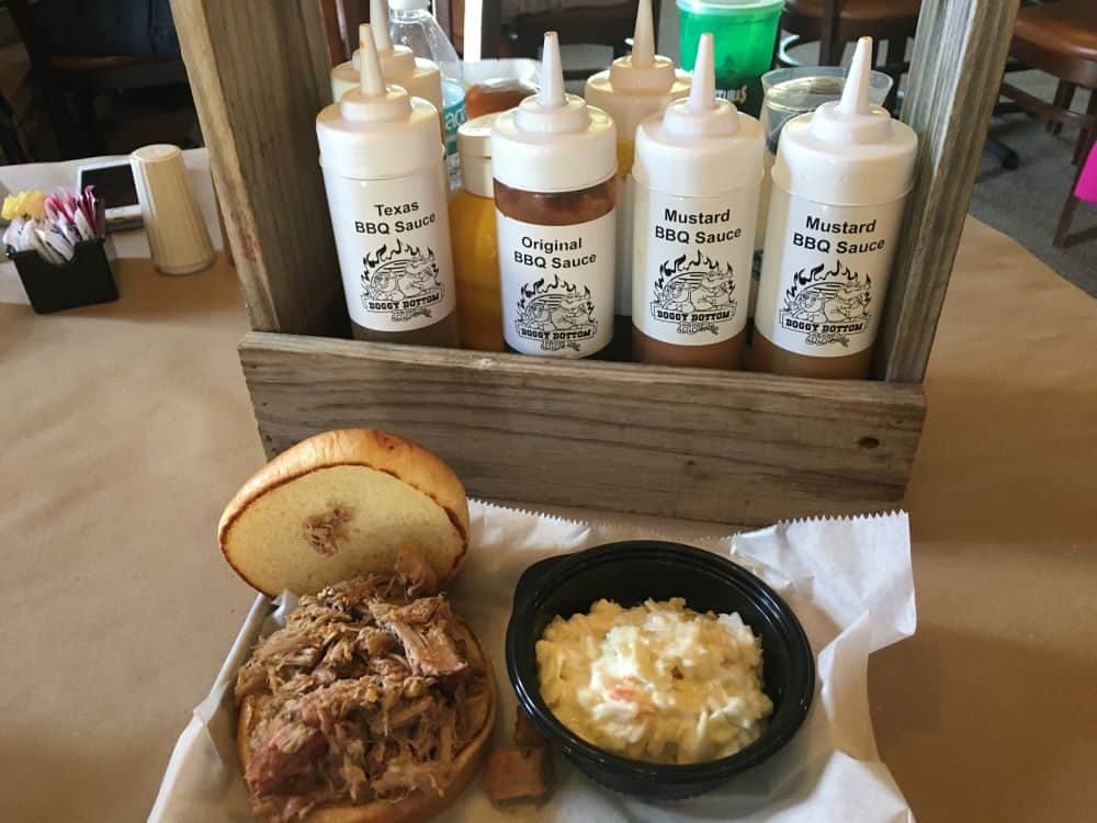 Boggy Creek BBQ Pulled Pork Sandwich in Kissimmee, Florida