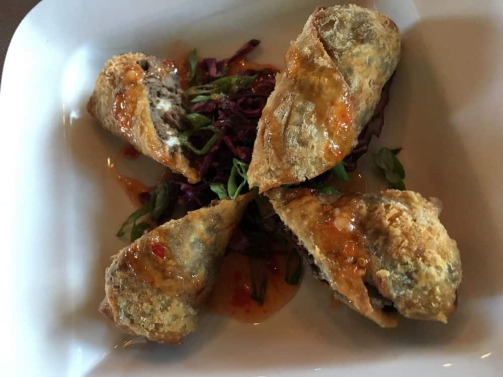 Filet Mignon Eggroll from Eleven at the Reunion Resort in Kissimmee, Florida