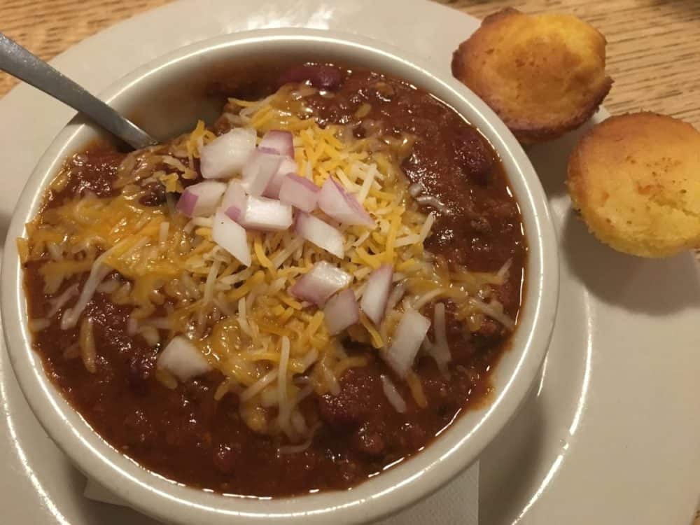 Elk Chili at Thunder and Buttons in Colorado Springs, Colorado