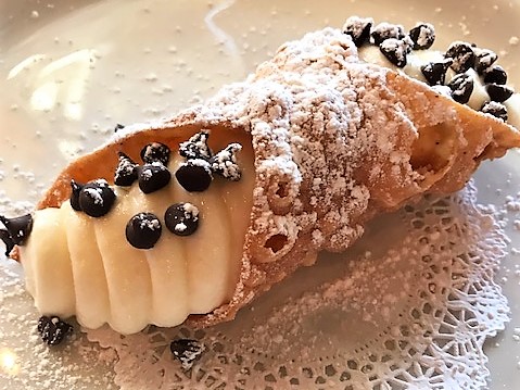 Cannoli at RoVino in San Diego, California