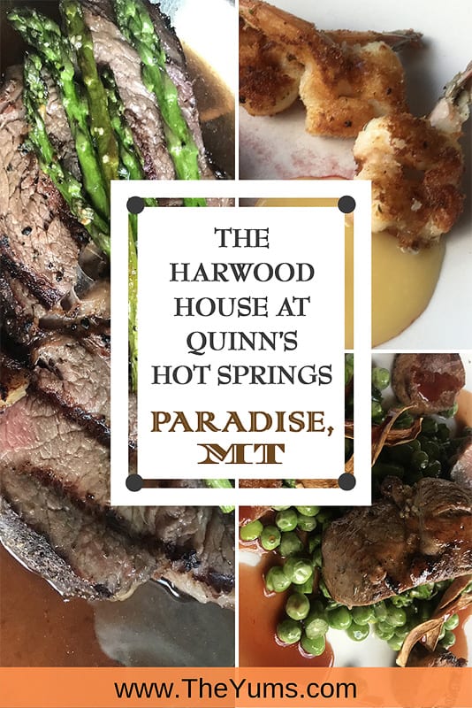 What could be better than being in Paradise? Devouring the Prime Rib at the Harwood House at Quinn’s Hot Springs after a day of relaxation spent hot springs soaking (or river rafting or fishing)! The meals here provide a perfect complement to a self-indulgent day. #fromtheyums #foodie #montana