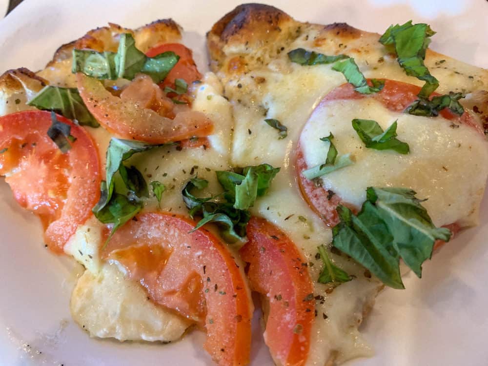 Margherita Pizza at Pop's Pizza in Biloxi, Mississippi.