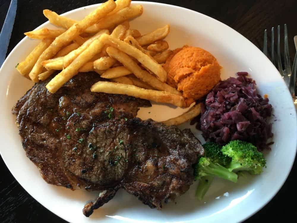 Steak Dinner at the Cody Steakhouse in Cody, Wyoming