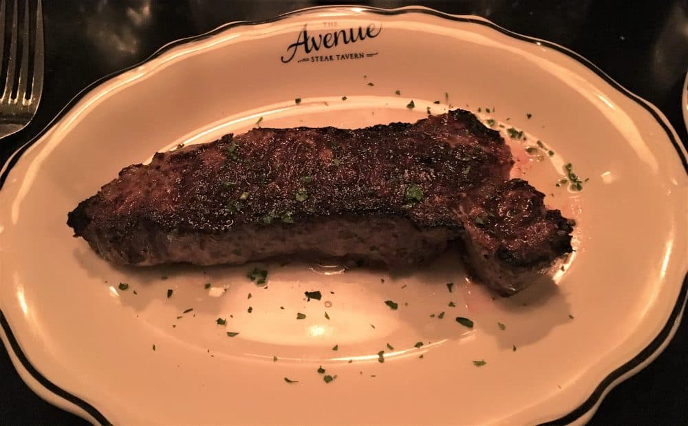 New York Strip at The Avenue Steak Tavern