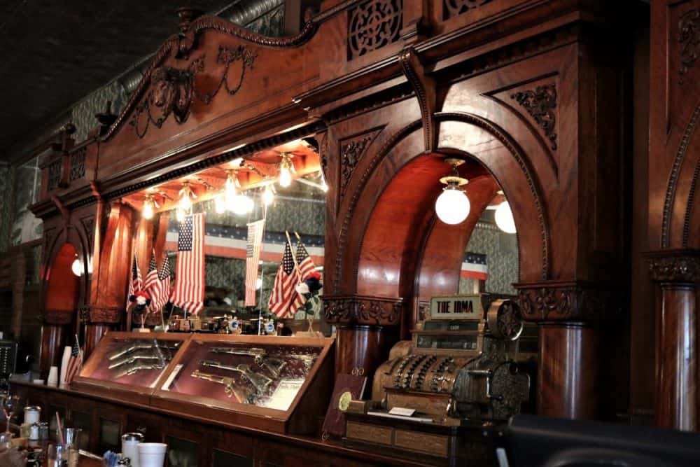 The Bar at The Irma Hotel in Cody, Wyoming