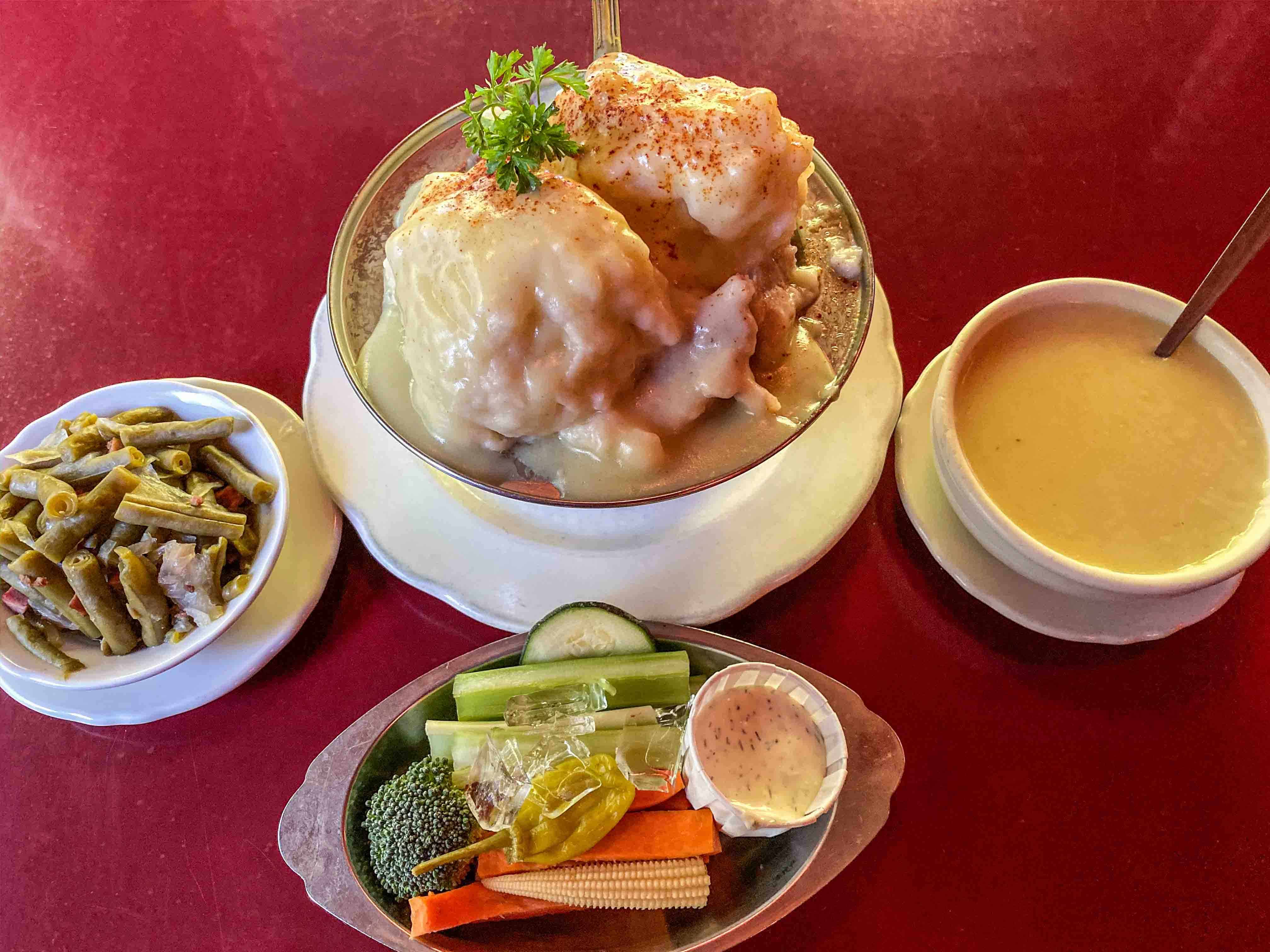 Chicken and Dumplings at Tad's in Troutdale, Oregon The Yums